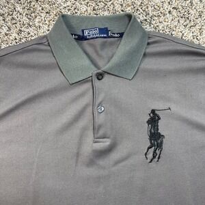 Polo Ralph Lauren Polo Men's XL Shirt Gray Big Pony Short Sleeve Cotton